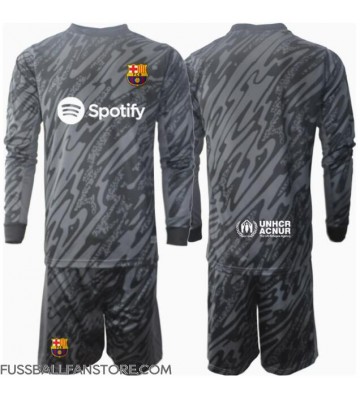 Barcelona Torwart Replik 3rd trikot Kinder 2024-25 Langarm (+ Kurze Hosen)